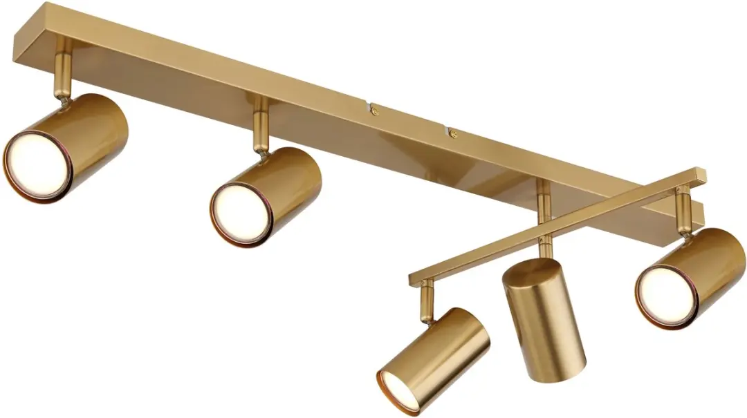 Globo Robby GU10 Opbouwspot - 5 Stuks - Goud