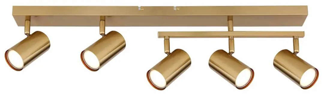 Globo Robby GU10 Opbouwspot - 5 Stuks - Goud