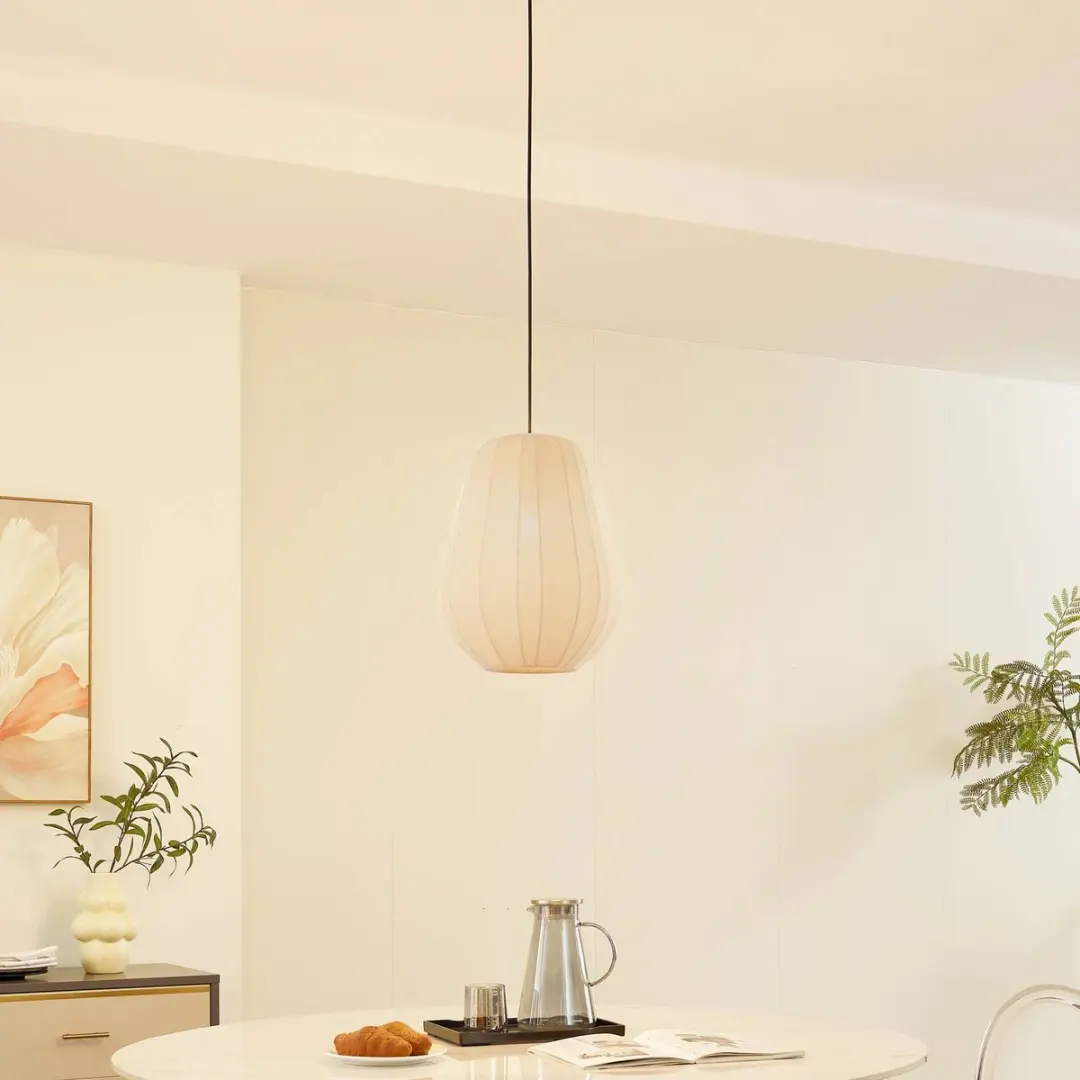 Lindby Hanglamp 1 Licht E27 - 38cm - Beige