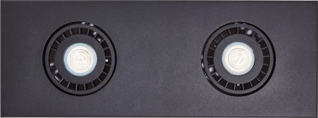 Brilliant Doro Plafondspot GU10 2x4,5W - 3000K - Zwart
