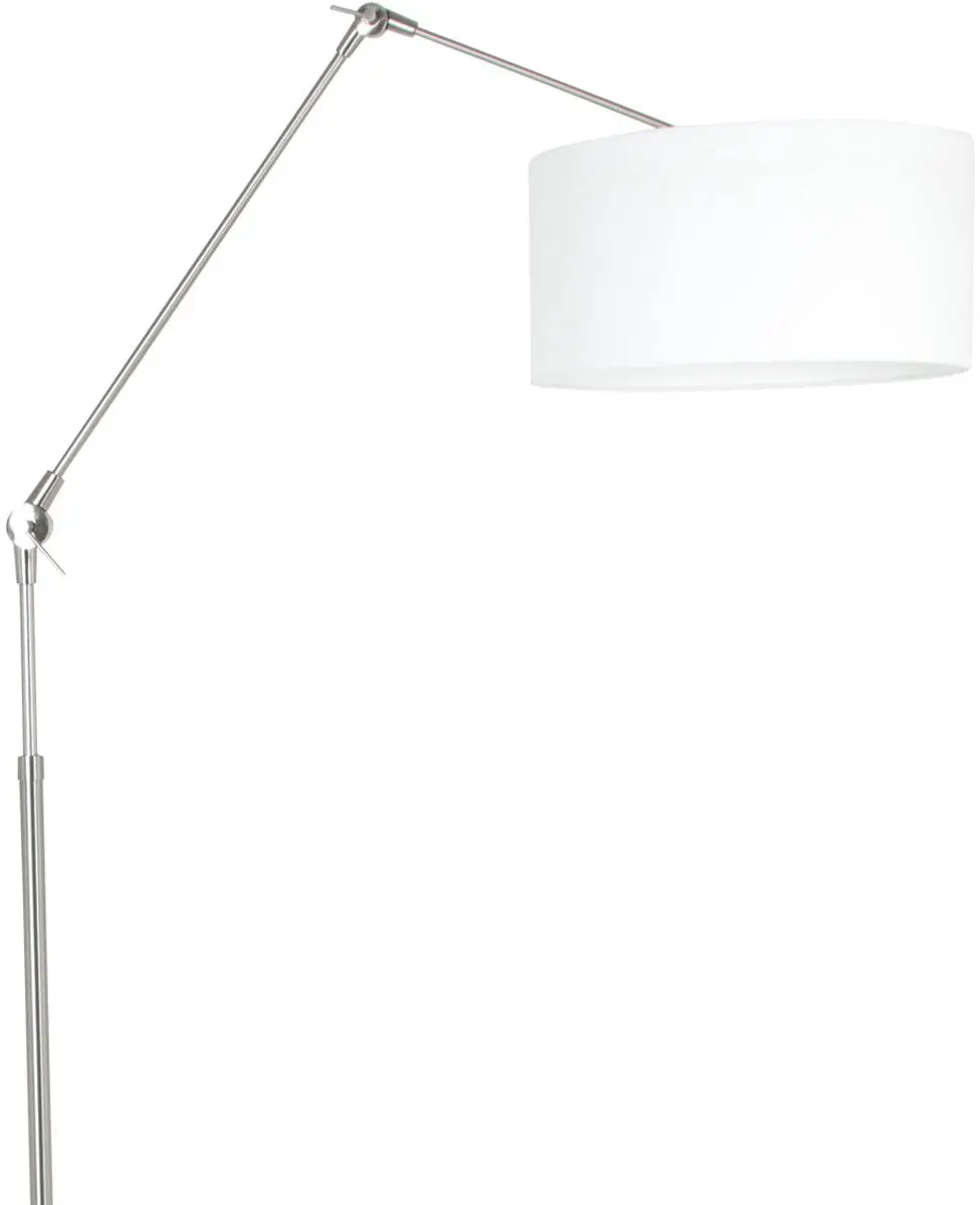 Steinhauer Prestige Chic Vloerlamp 8102ST - Staalkleur - 220cm - afbeelding 6 van 6