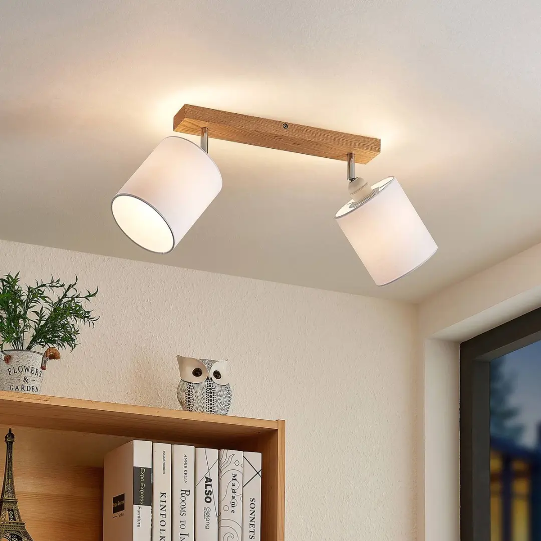 Lindby Buitenspot Eikenhout 2 Lichtpunten - E27