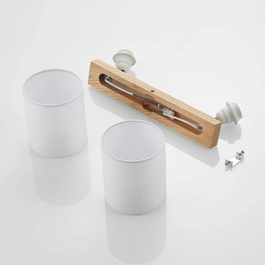 Lindby Buitenspot Eikenhout 2 Lichtpunten - E27