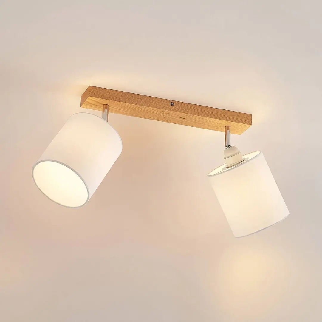Lindby Buitenspot Eikenhout 2 Lichtpunten - E27
