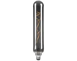 Lucande E27 LED-lamp Rookglas