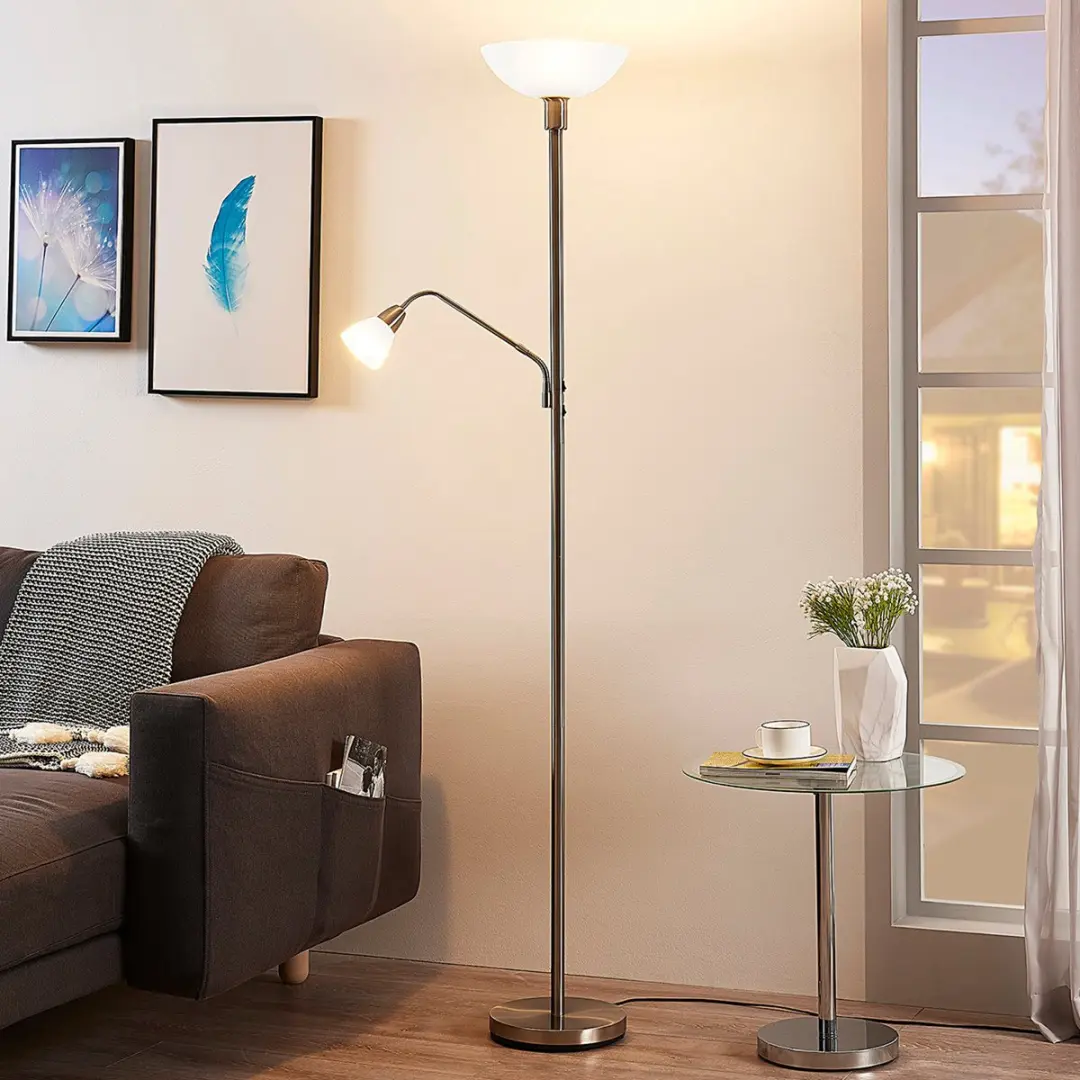 Lindby Vloerlamp 2-licht Metaal