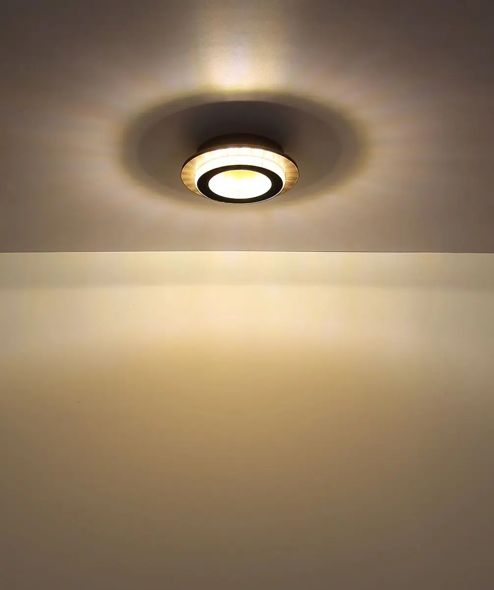 Globo Jayden Plafondlamp - Ø20cm - LED - Zwart