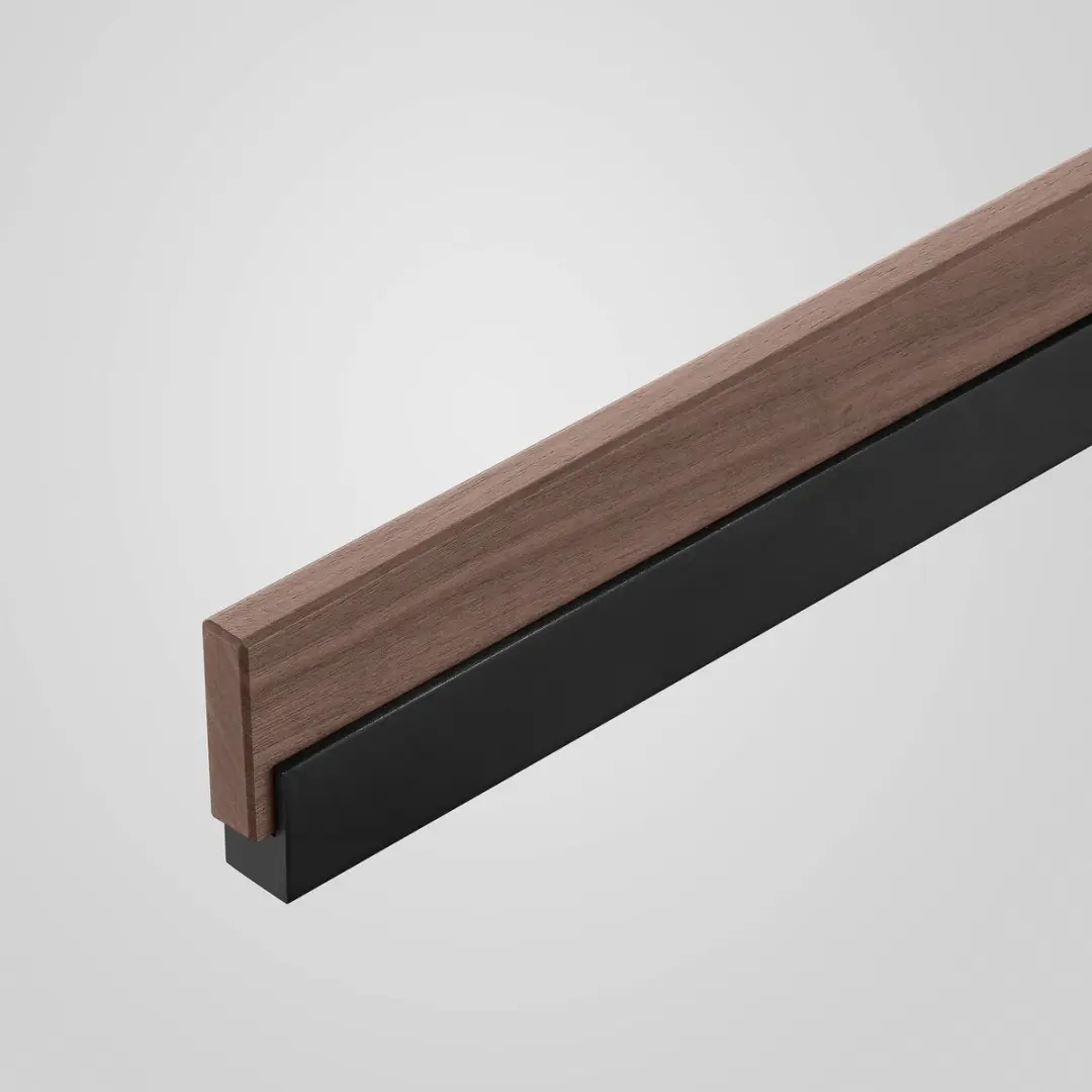 Quitani Hanglamp Massief Notenhout Aluminium 1 Licht