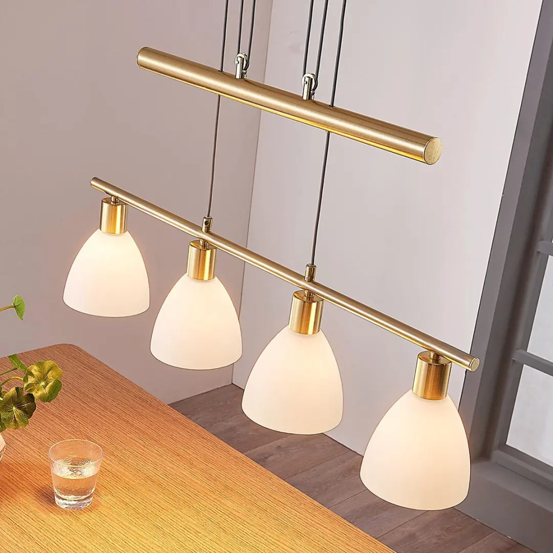 Lindby Hanglamp Simeon+ 4-lichts