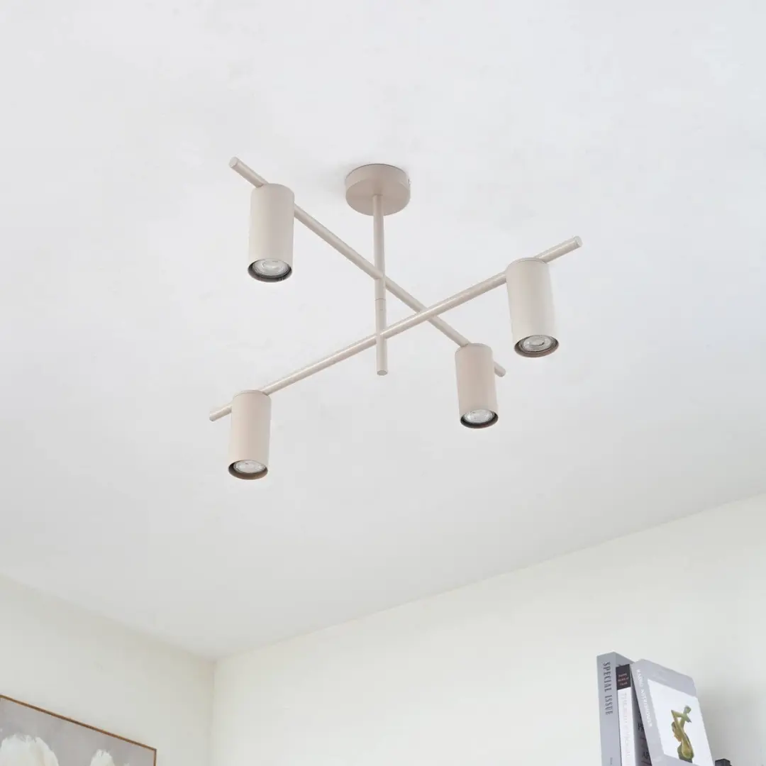 Lindby Plafondlamp 4x GU10 10W - Beige
