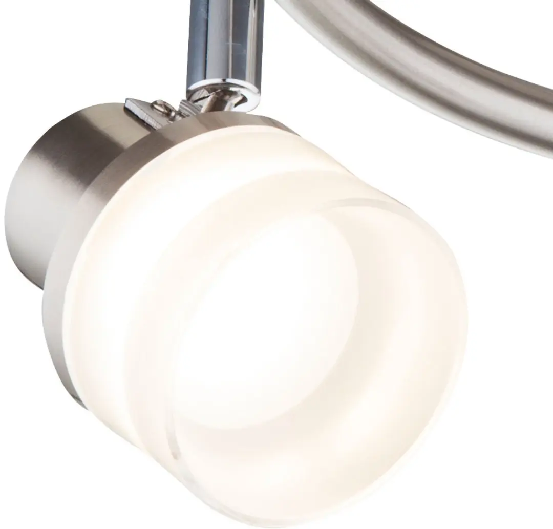 Globo Plafondlamp Spotverlichting 3x3,5W Warm Wit - Chroom