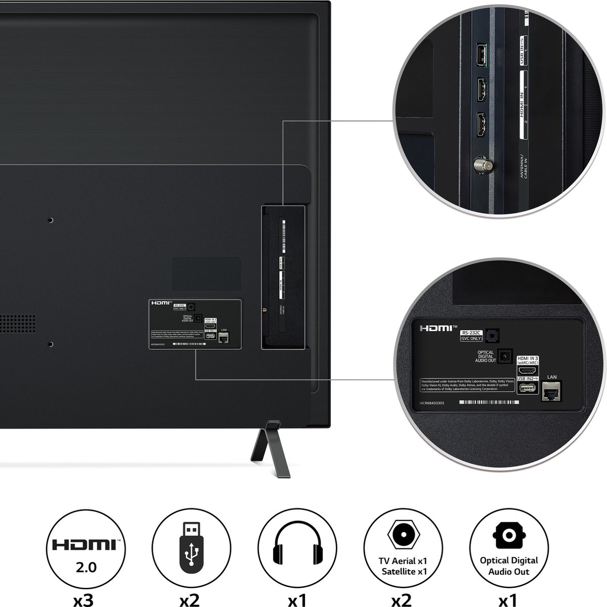 LG A2 OLED55A26LA - 55 inch - 4K OLED - 2022
