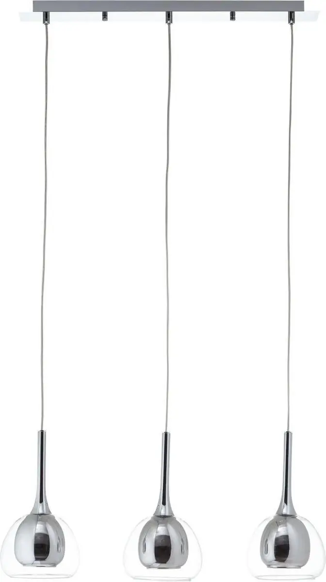 Brilliant HADAN Hanglamp - 3x40W - Chroom