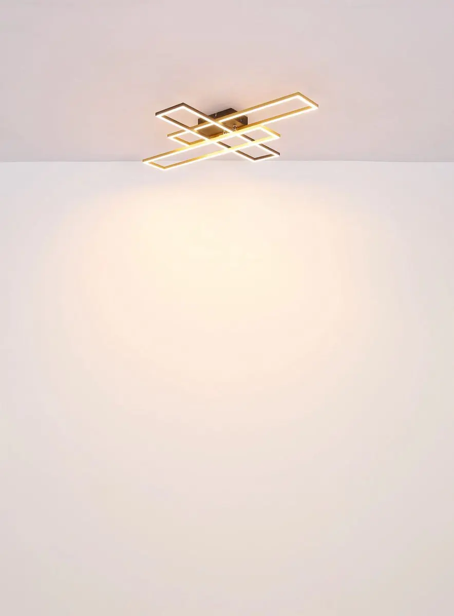 Globo Dakari Plafonnière LED 67208-40G - Zwart - afbeelding 6 van 6