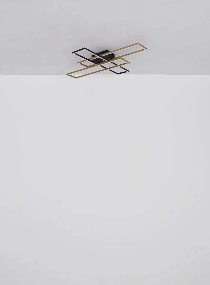 Globo Dakari Plafonnière LED 67208-40G - Zwart