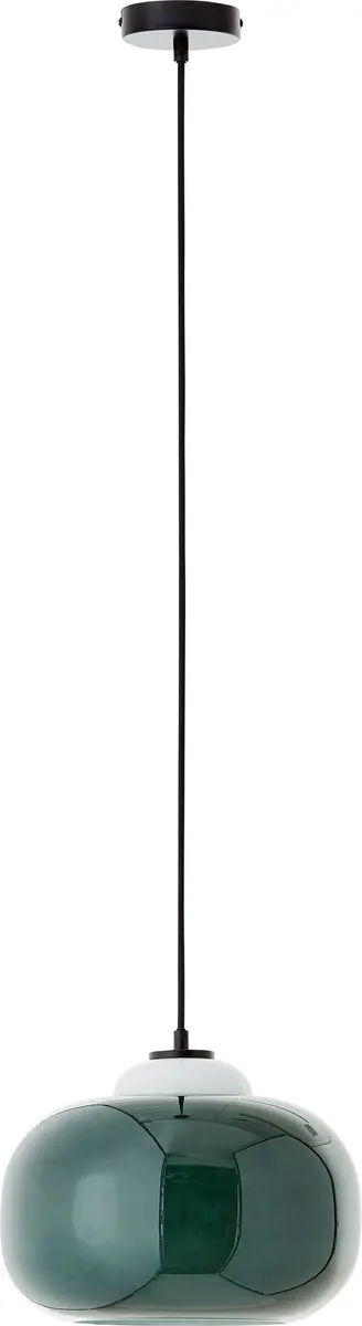 Brilliant Blop Hanglamp 30cm - Groen Glas/Metalen - E27 60W