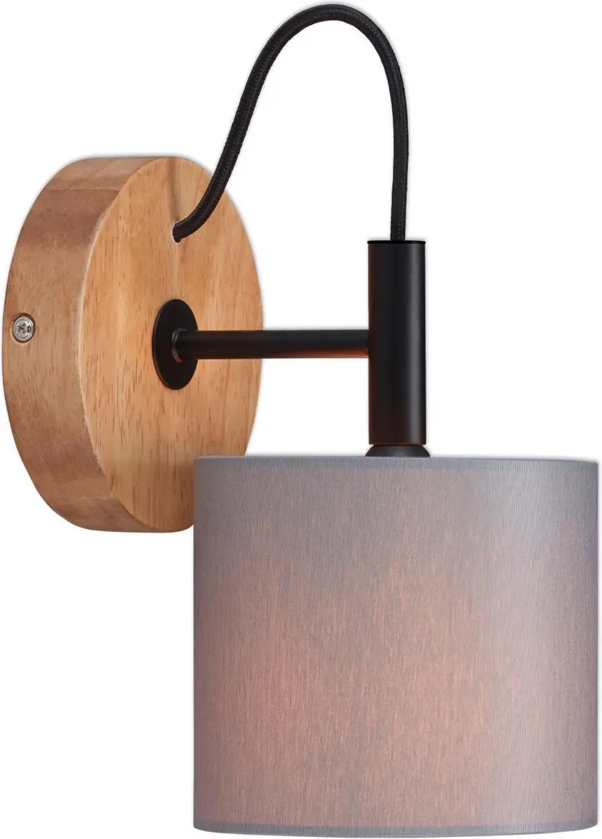 Briloner Wood & Style Wandlamp E14