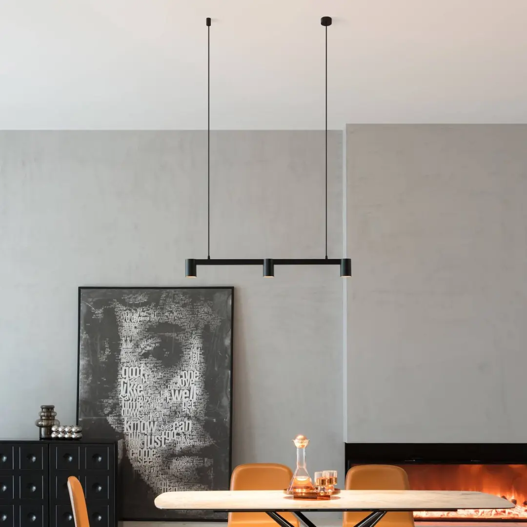 ARCCHIO Hanglamp 3-Lichts GU10 - Zwart