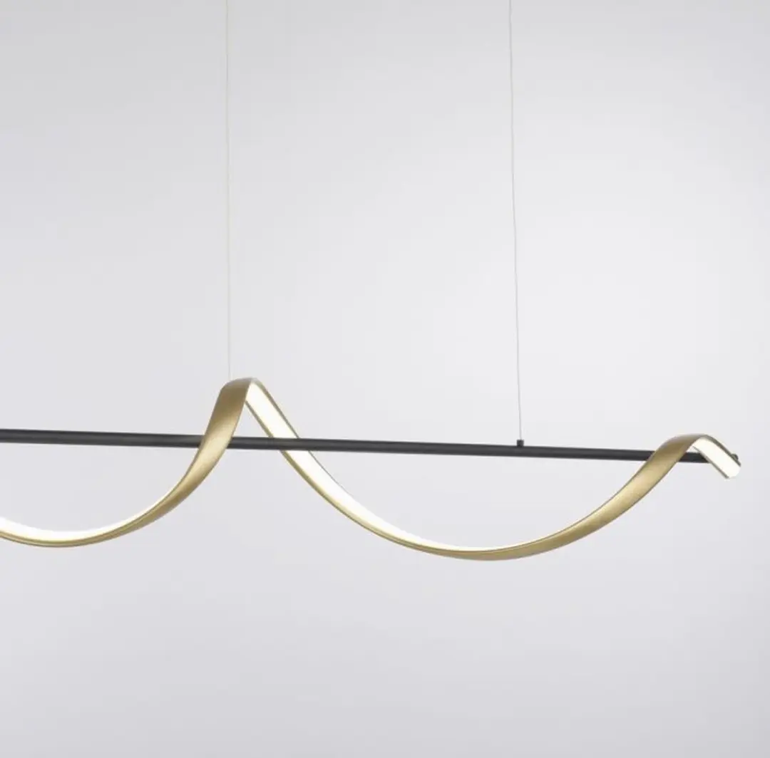 Paul Neuhaus Q-Swing Smart Hanglamp 24W - Antraciet & Goud - afbeelding 6 van 6