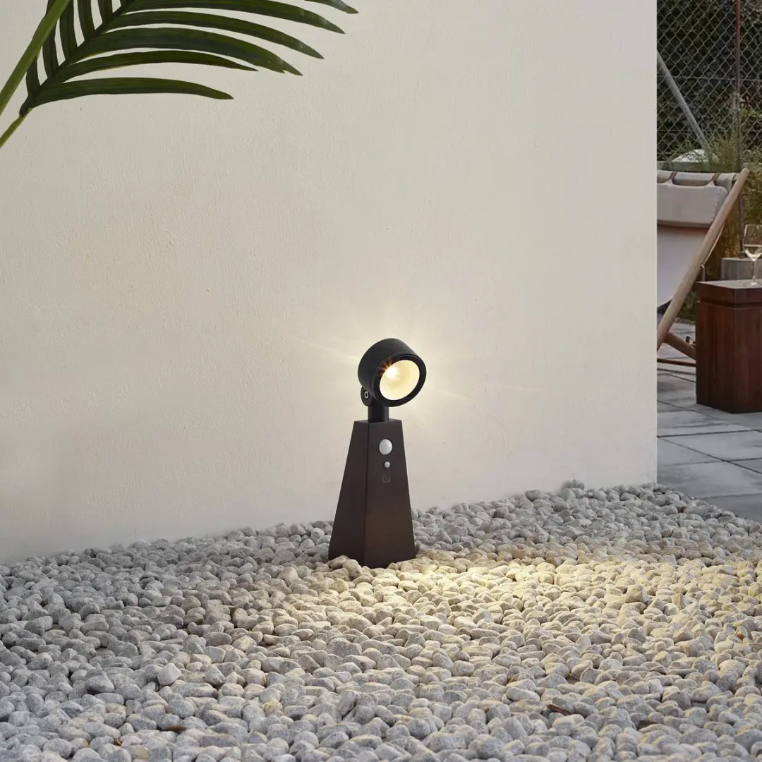 Lindby Solar Buitenverlichting - 1 Lichtpunt - 1W - Zwart