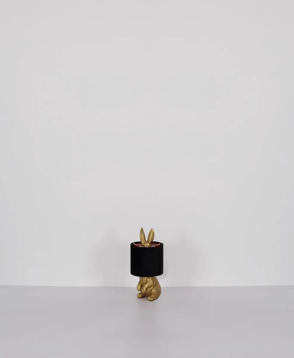 Globo Rabbit Tafellamp Goud - Ø18cm - E27