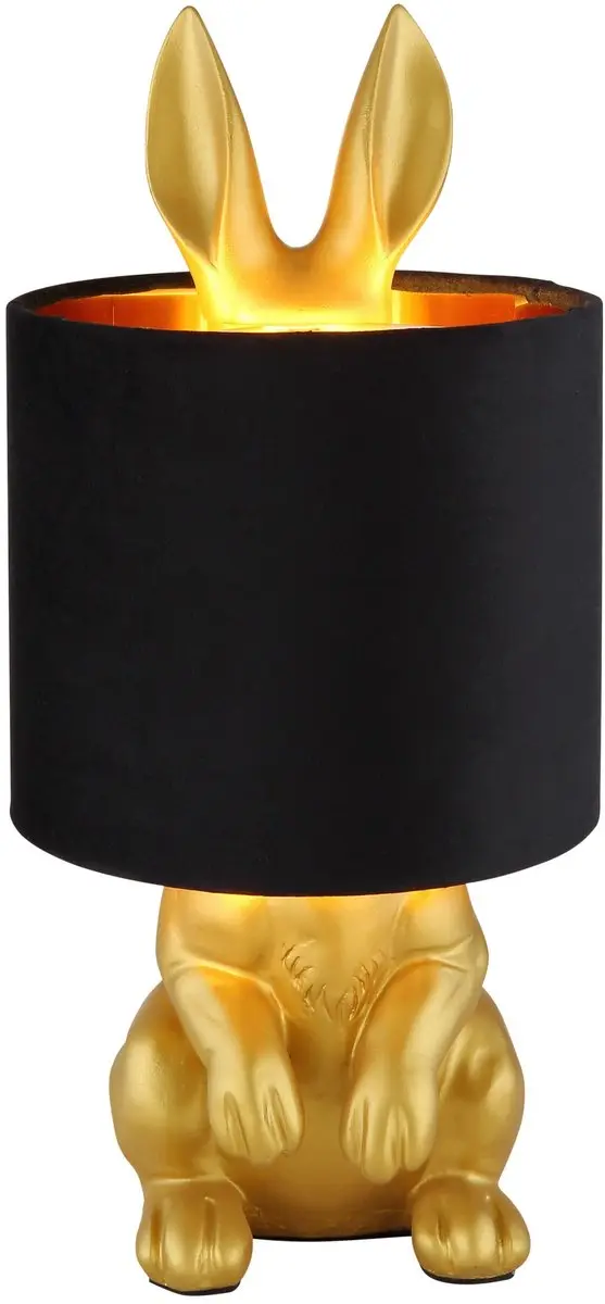 Globo Rabbit Tafellamp Goud - Ø18cm - E27
