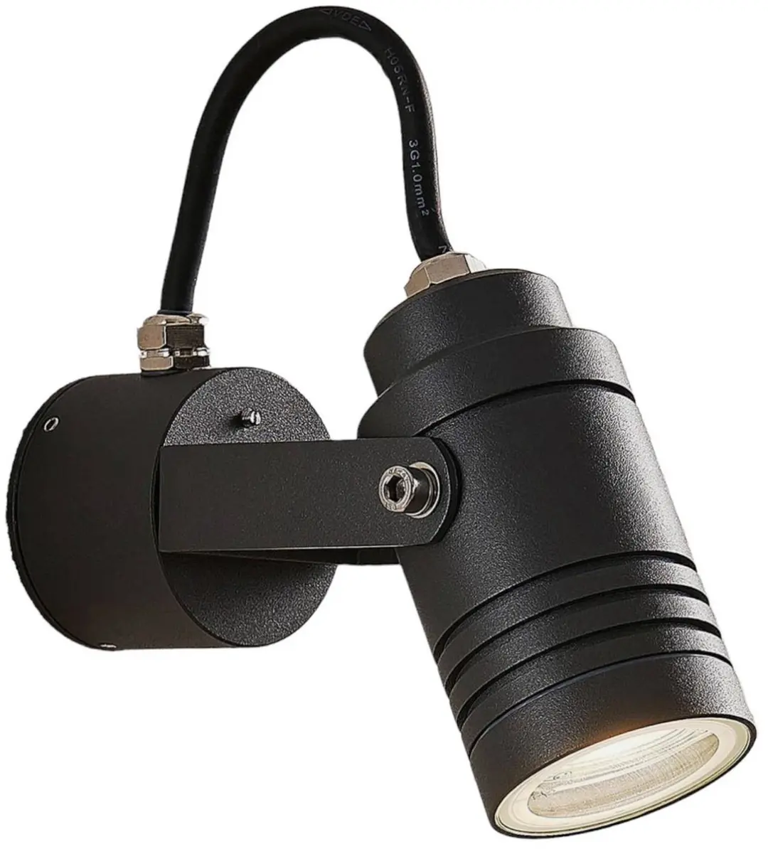 Lucande Buitenlamp 1 Lichtpunt GU10 6W - Donkergrijs