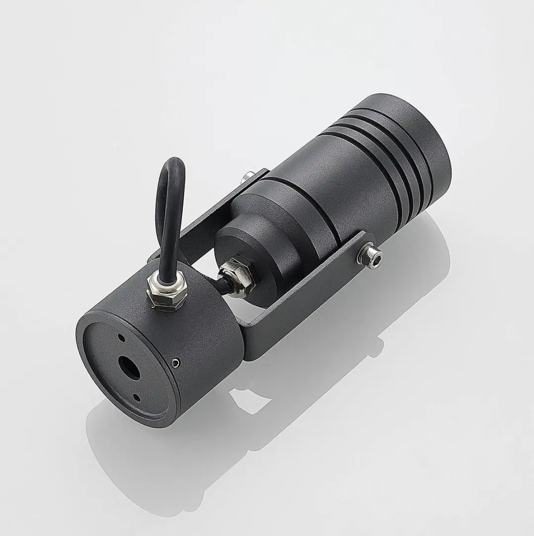 Lucande Buitenlamp 1 Lichtpunt GU10 6W - Donkergrijs
