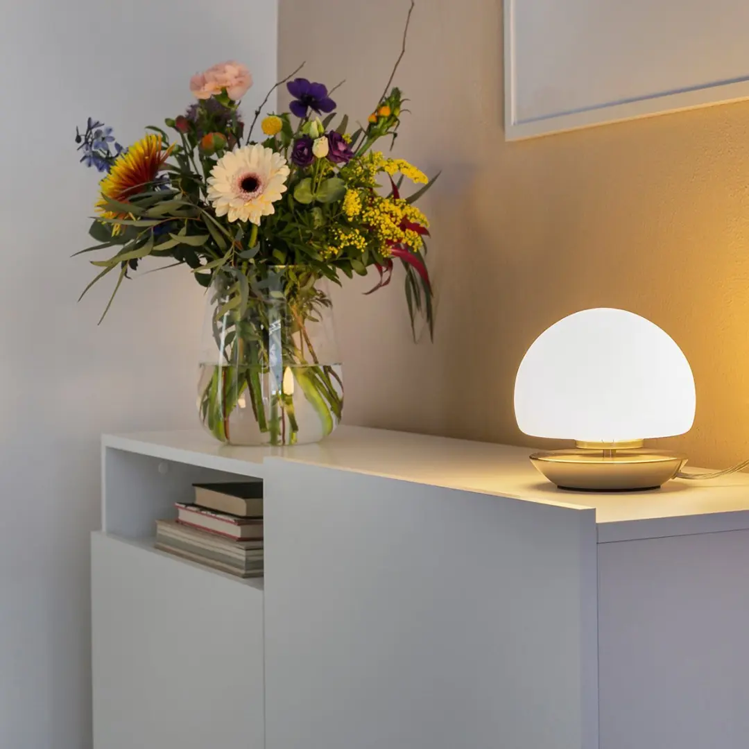 Steinhauer Ancilla 7932ST Tafellamp - 3-staps dimbaar - Zilver - afbeelding 6 van 6