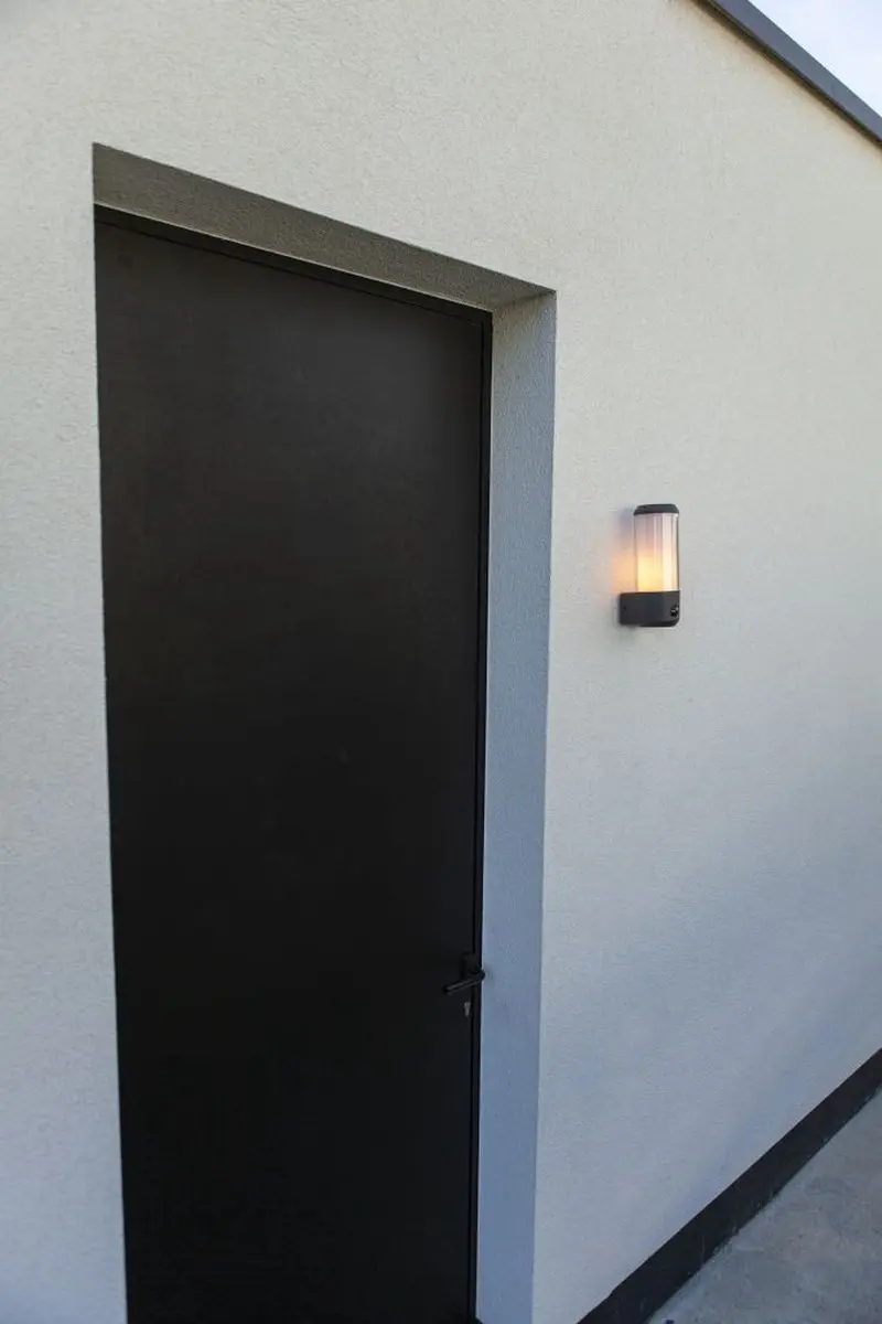 Lutec Heros Wandlamp E27 Sensor - Donkergrijs - afbeelding 6 van 6