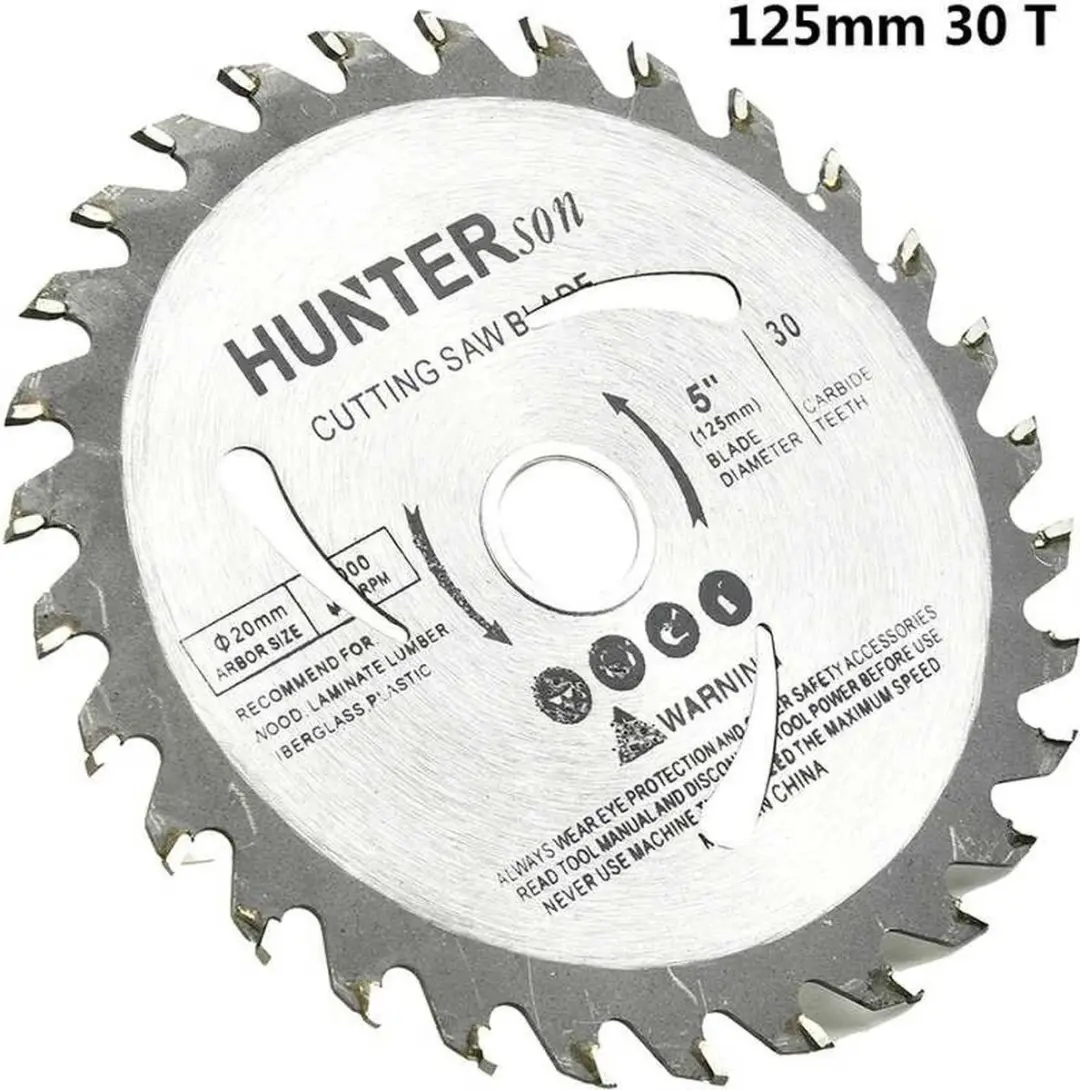 Hunter Zaagblad 125mm 30T