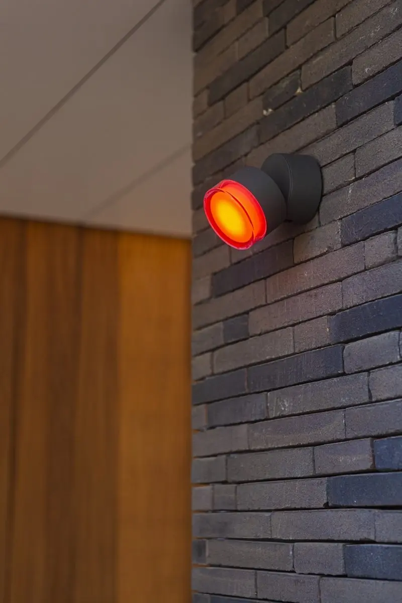 Lutec Connect DROPSI LED Wandlamp RGBW 9.5W - Zwart