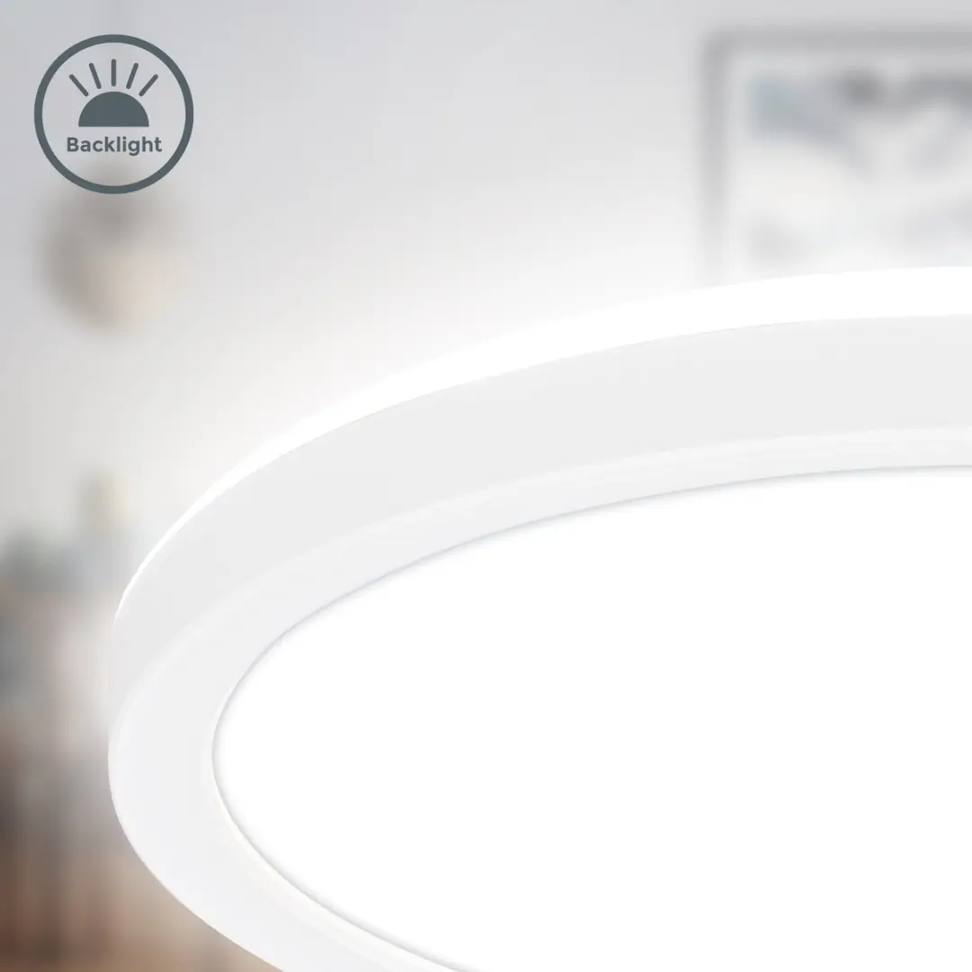 Briloner LED Plafondlamp 16W 4.000K - 24cm Wit