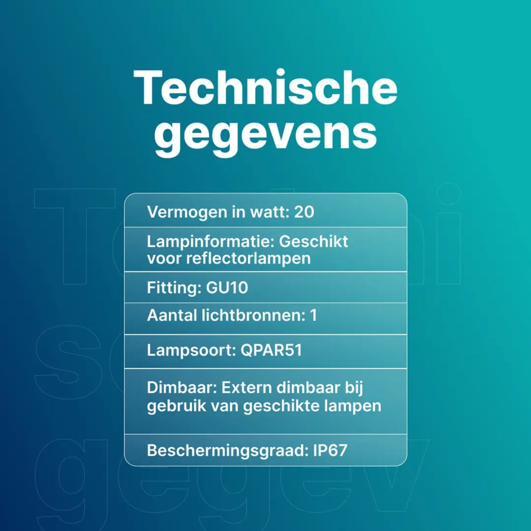 Brilliant Itch Grondspot Buiten 1xGU10 20W - 11cm RVS - Chroom