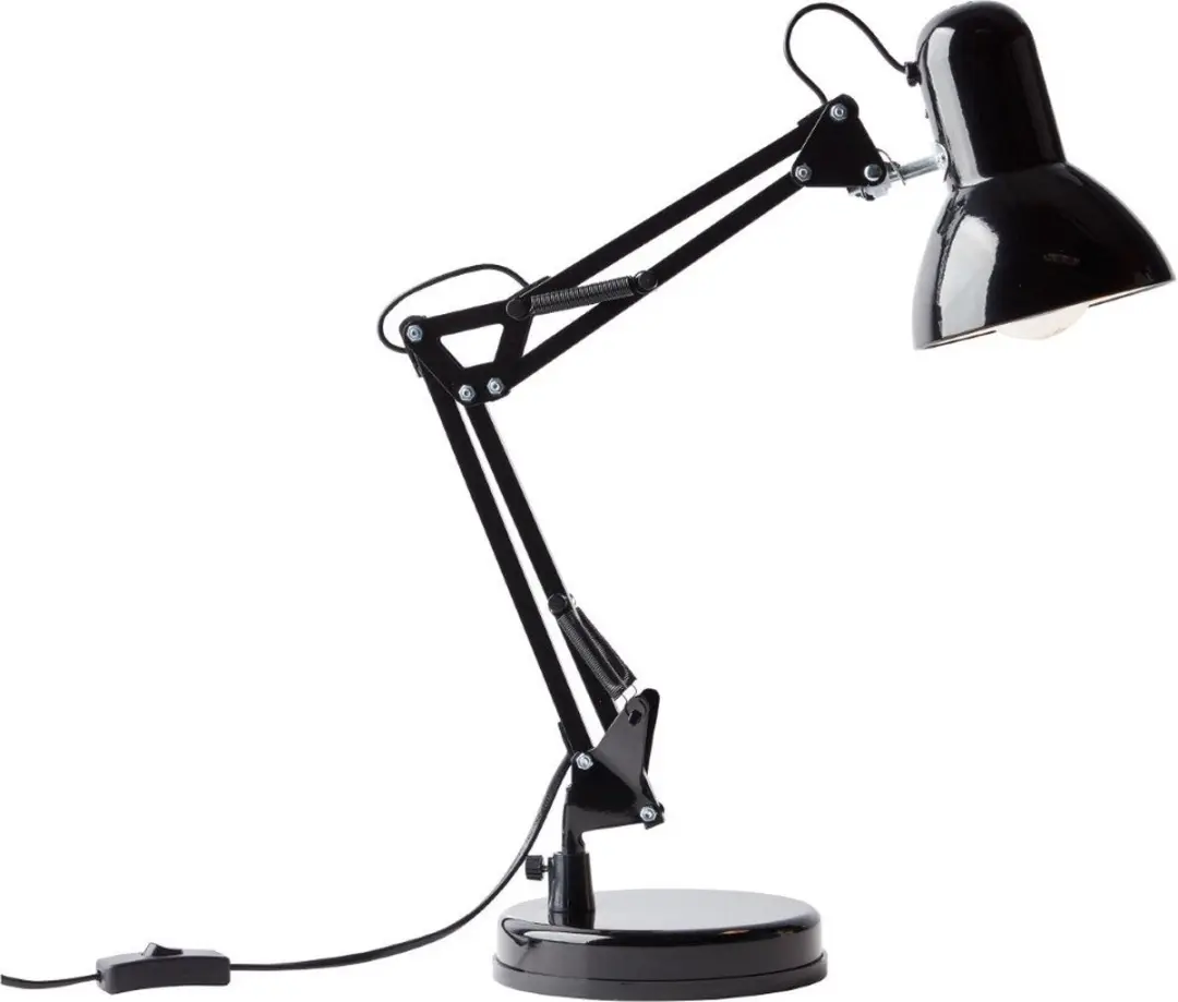 Brilliant Henry Bureaulamp - 28W - Zwart - afbeelding 6 van 6