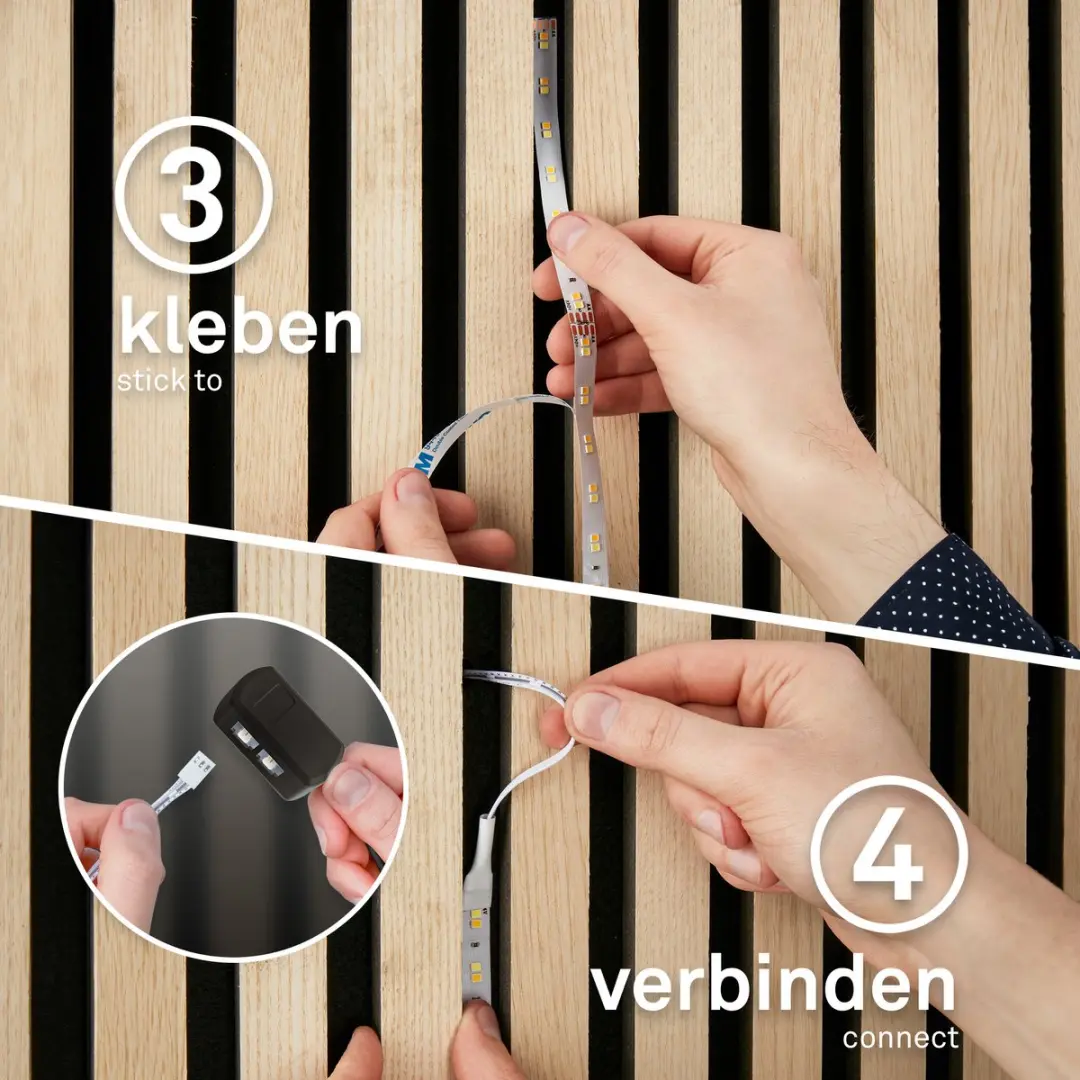Briloner Pimp your Panel LED Strip Uitbreiding 2,6m - RGB/Wit - 8023252