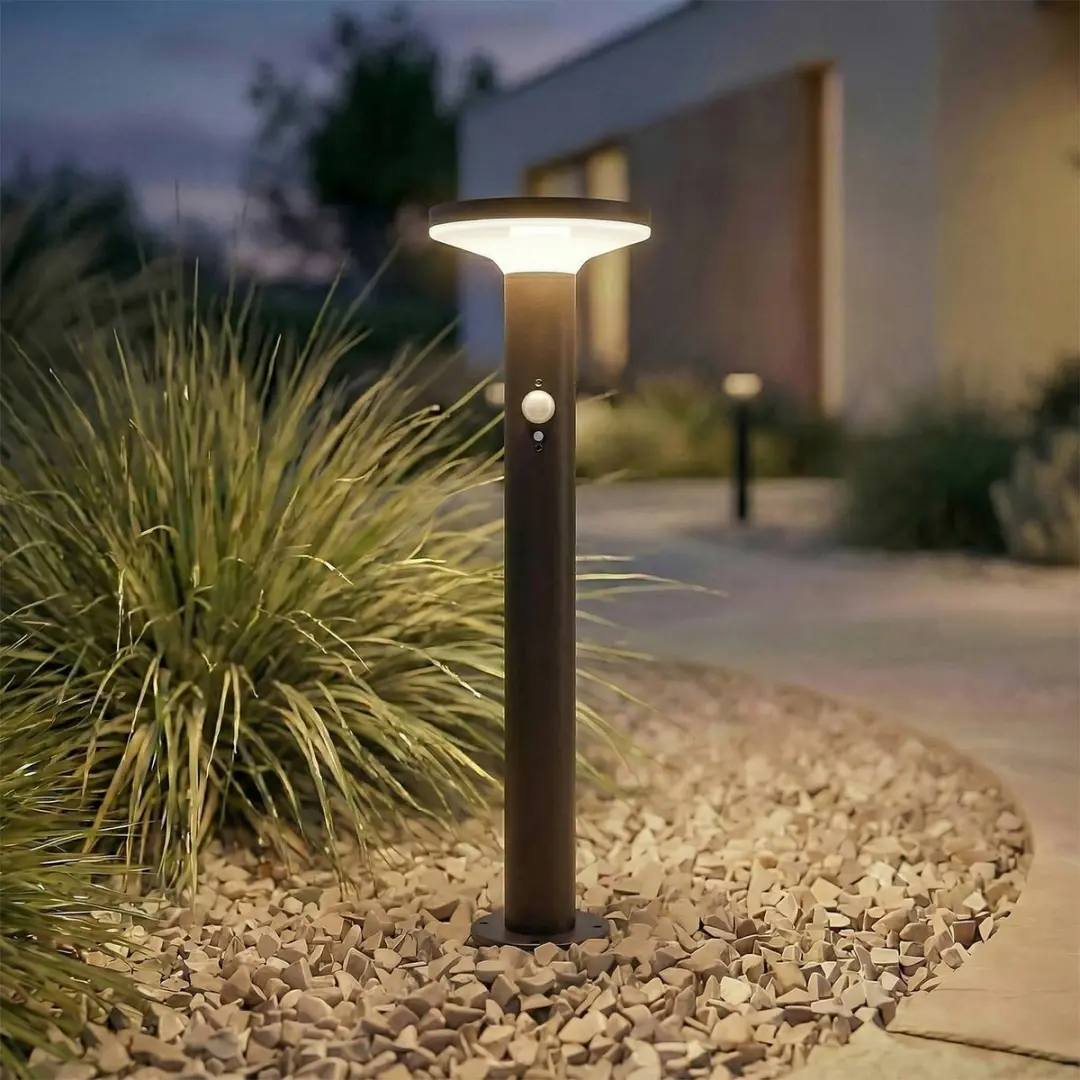 PRIOS Sokkellamp Metaal 1 Licht 4.5W - 16cm - Zwart/Wit