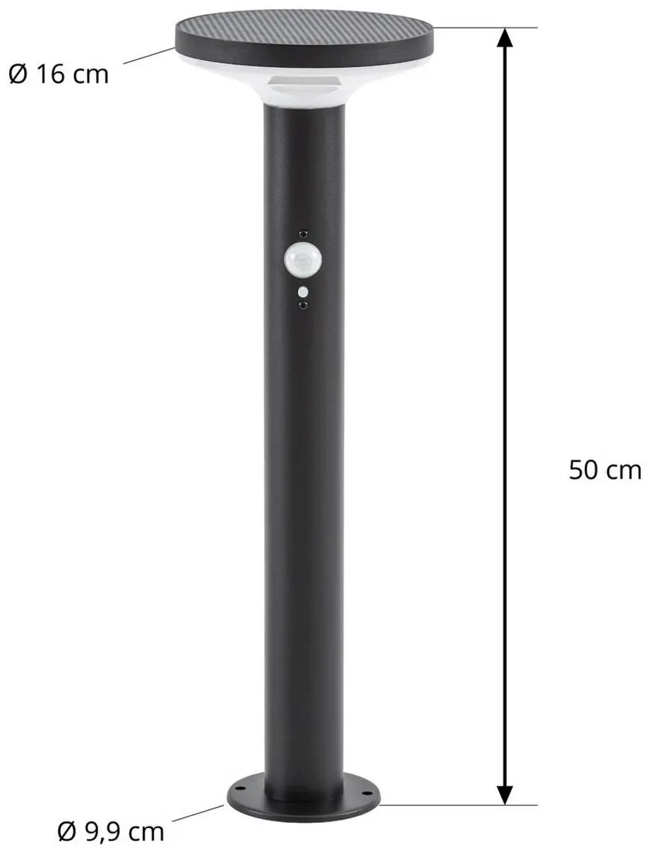 PRIOS Sokkellamp Metaal 1 Licht 4.5W