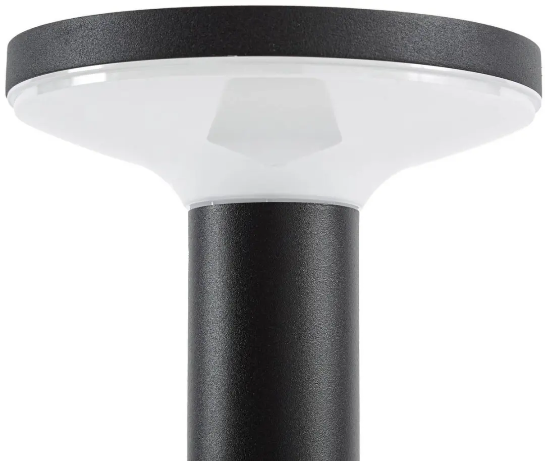 PRIOS Sokkellamp Metaal 1 Licht 4.5W - 16cm - Zwart/Wit