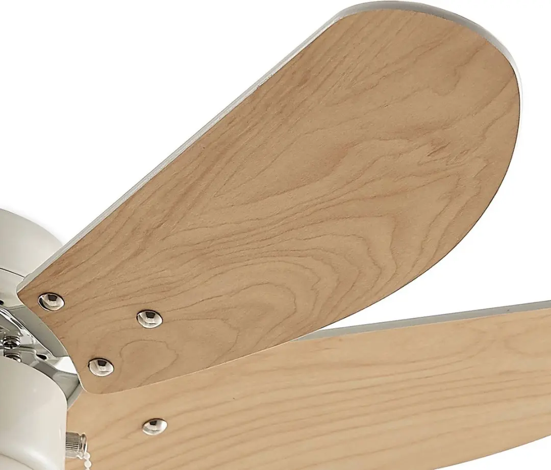 Lindby Plafondventilator 80cm - 6 Bladen - 3 Standen - Wit/Beuken