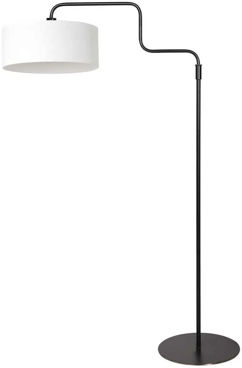 Steinhauer Bloeba 4164ZW Vloerlamp - Zwart - Ø40cm