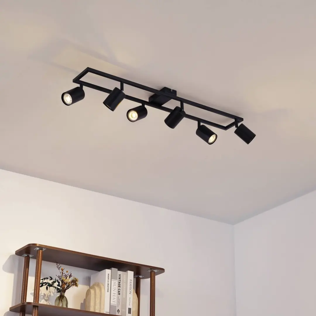 Lindby Buitenspot 6x GU10 - 10W - Zwart