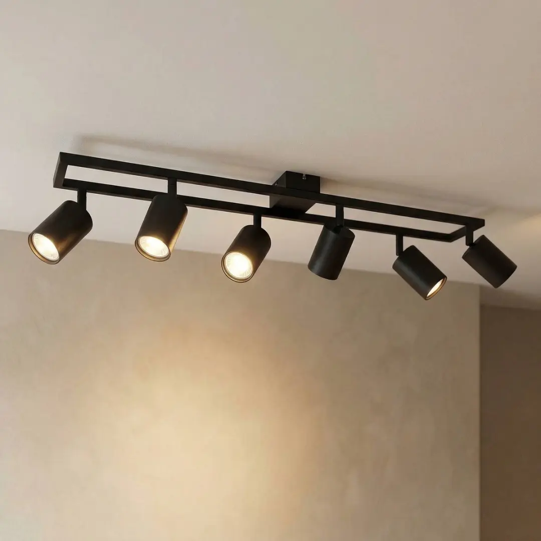 Lindby Buitenspot 6x GU10 - 10W - Zwart