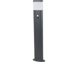 Lindby Padverlichting Zuillamp 8.1W - 80cm - Donkergrijs/Wit