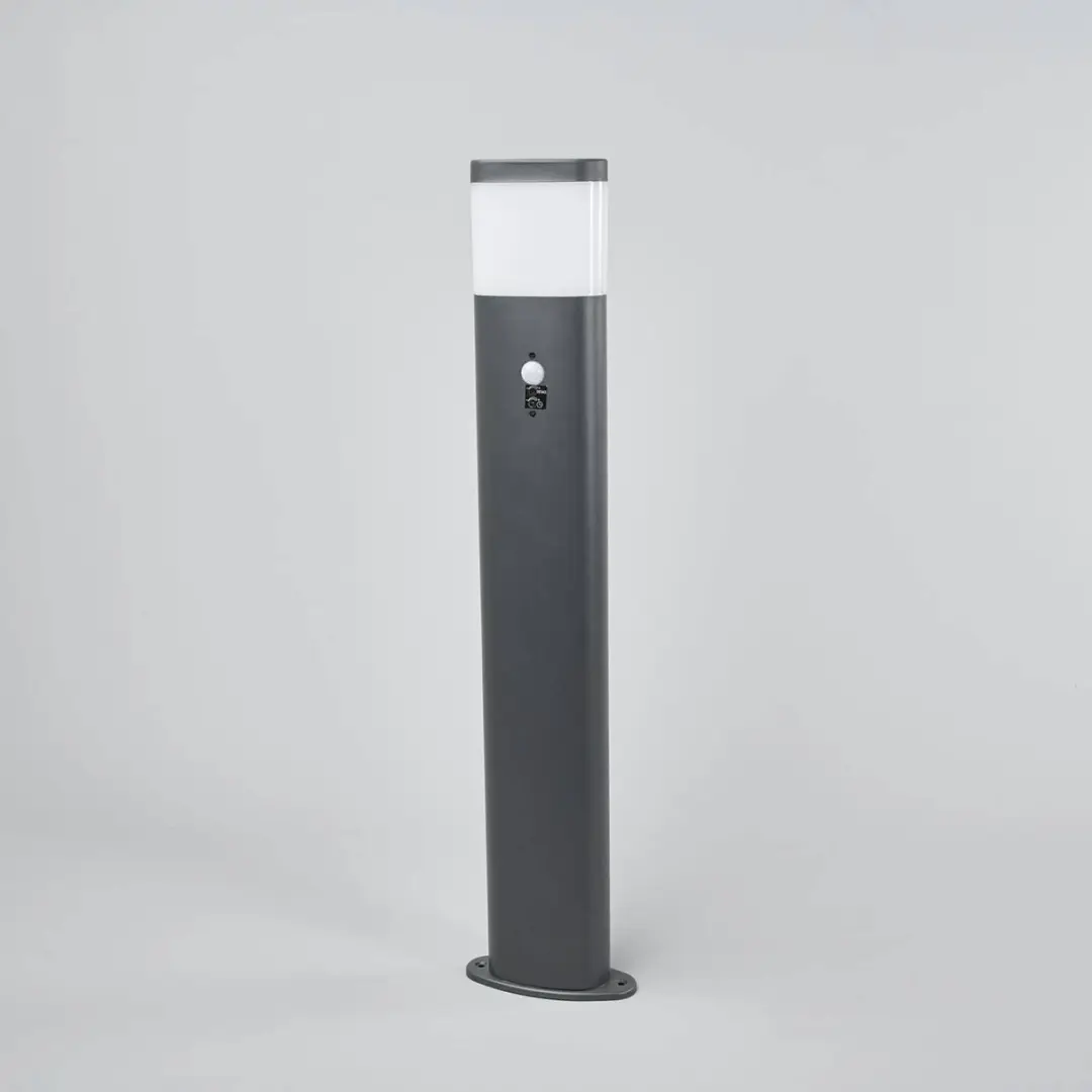 Lindby Padverlichting Zuillamp 8.1W - 80cm - Donkergrijs/Wit