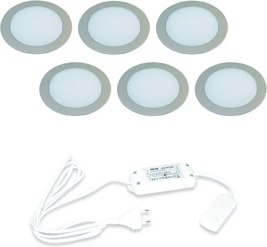 Hera FR-68 LED Inbouwspots 6 Stuks