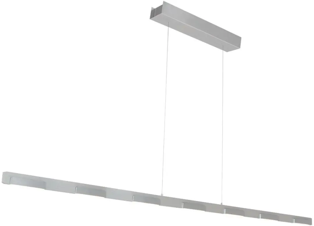 Steinhauer Bloc 3297ST Hanglamp - 11 Lichtpunten - 2700K - Zilver