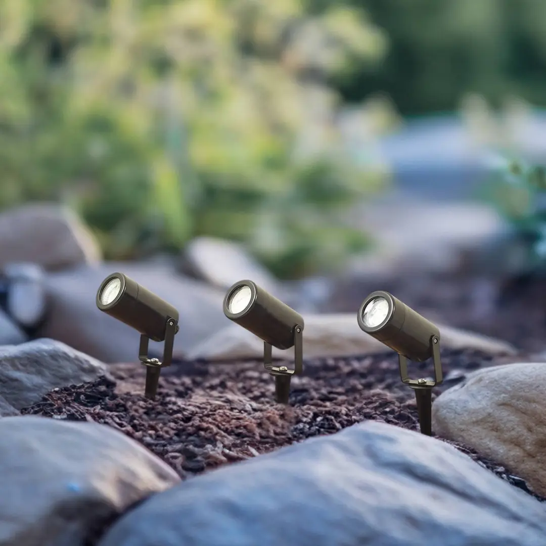 Lindby Buitenspots 3-lichts GU10 Zwart