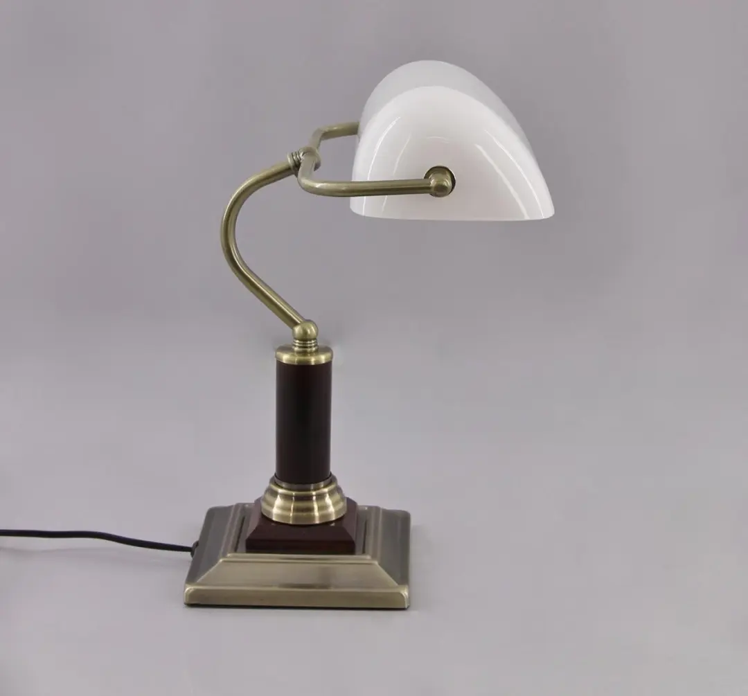 Brilliant BANKIR Bureaulamp - Messing 18cm