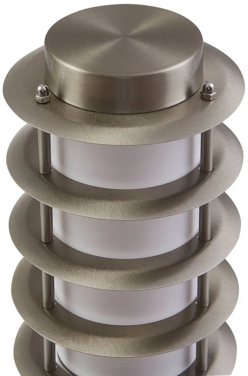Lindby Buitenlamp 1 Licht - 15W - Ø11.7cm - Nikkel